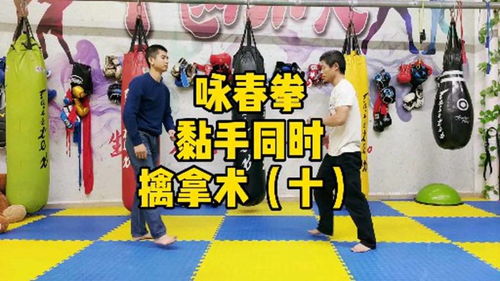 咏春拳黏手同时擒拿术 十