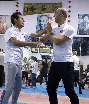 咏春近身搏击利器 黐手——深圳弘义咏春拳馆成人少儿培训解析